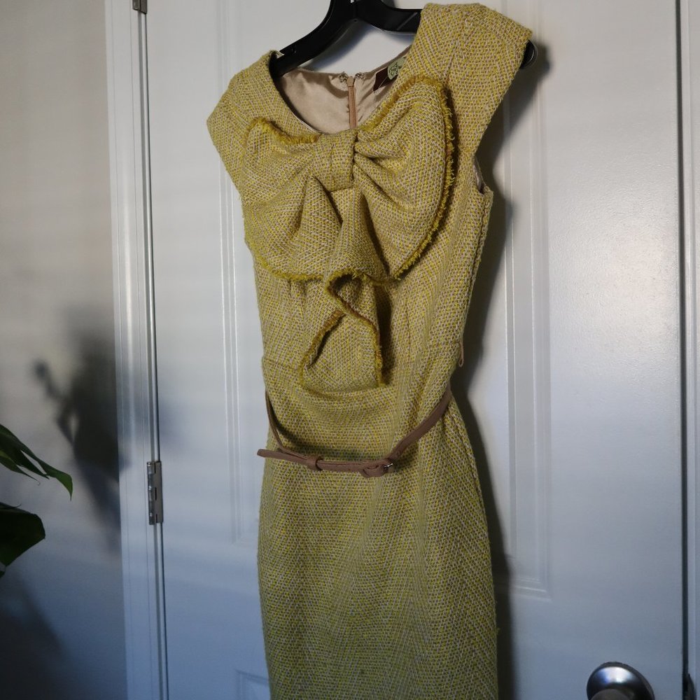 NWOT Anthropologie Vintage-inspired Tweed dress